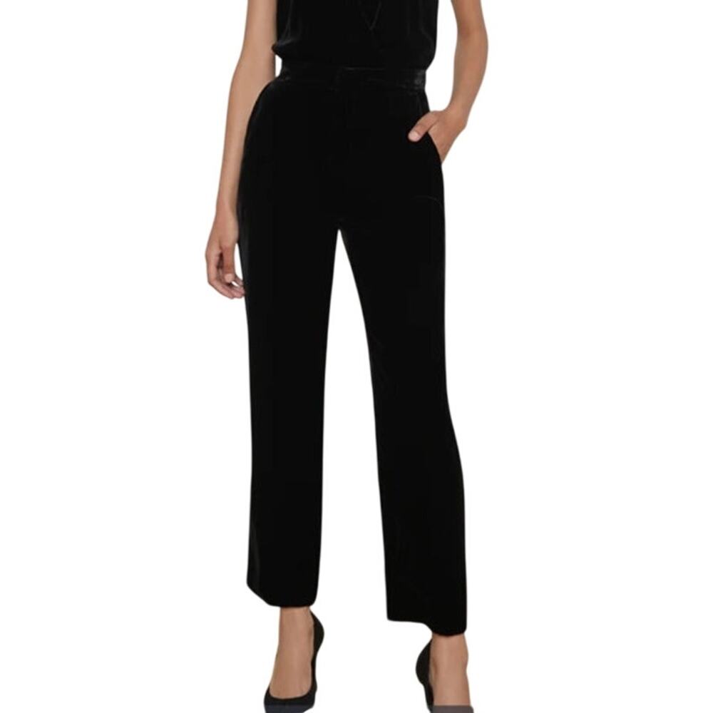 L'Agence pants Rebel Velvet Trouser black size 0